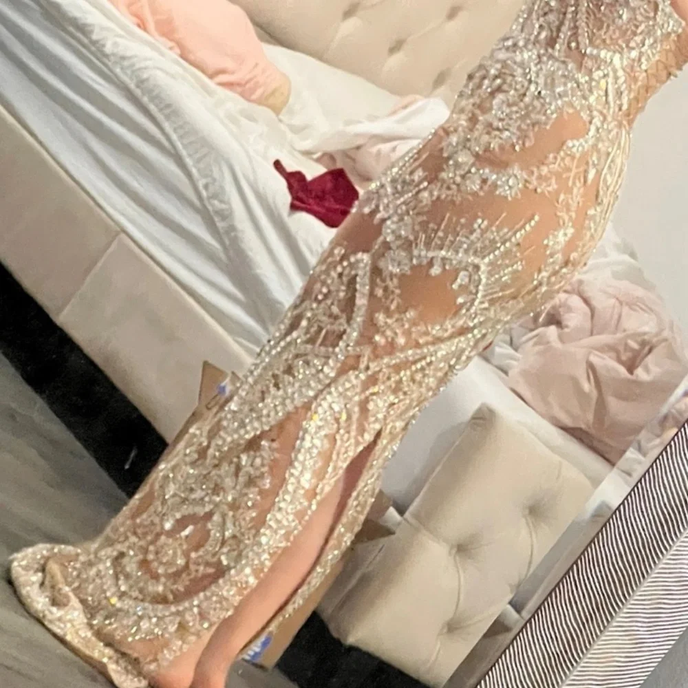 Beaded Corset Dress - Picture 3 of 3